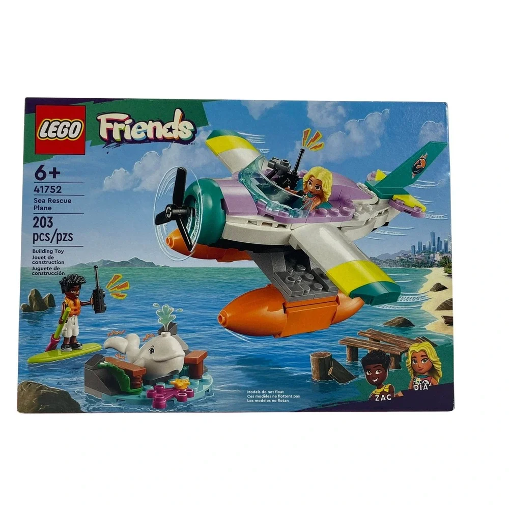Lego Friends 41752 Sea Rescue Plane Building Blocks